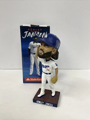 Bobblehead SGA 2019 firmado por Kenley Jansen "2020 WS CHAMPS" en PSA 9A48400 Foto 1 de 4