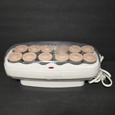 套装 Conair Xtreme Big Curls Hairsetter 12 热辊型号 CHV12XN 测试工作正常 — 第 1/4 张图片