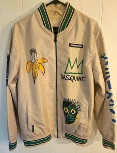 Jean-Michel Basquiat "Members Only" Bomber Windbreaker College Jacke (M) - Bild 1 von 10