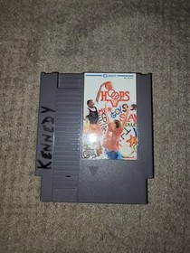 Hoops Jaleco Nintendo Entertainment System NES Game - Writing On Game.
