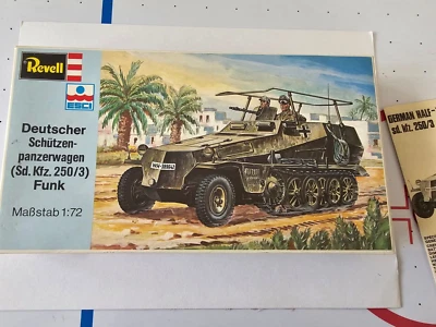 Deutscher Schützen-panzerwagen SD. Kfz. 250/3 Funk Revell H2327 模型套件 — 第 1/4 张图片