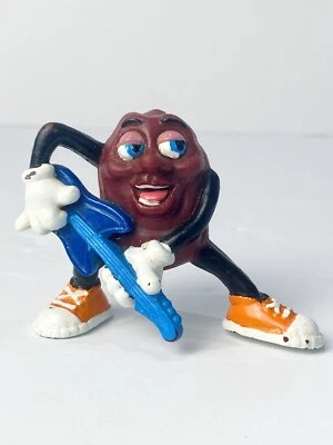 Guitarra Naranja Zapato PVC Vintage California Raisin 1988 Figura Applause Calrab 349 Foto 1 de 4