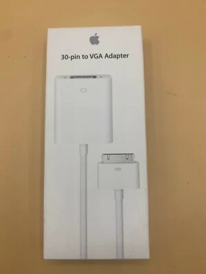 Apple Dock Connector to VGA Adapter (30-pin) MC552AM/B - Image 1 of 3