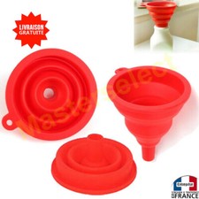 Entonnoir pliable en silicone spécial fluide taille compact pour caisse outils