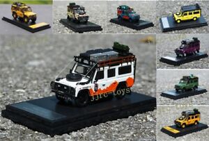 Master Land Rover Defender 110 With Luggage 1:64 Model Car gift