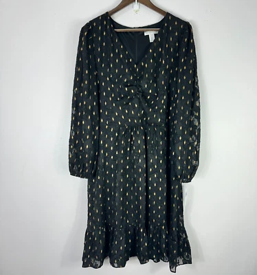 Vestido midi London Times para mujer 16 caprichoso cóctel romántico puro vacaciones glamour Foto 1 de 4