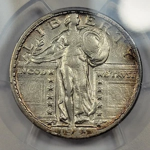 1923 S 25c Standing Liberty Quarter PCGS XF Details Scratch KEY DATE *K1011 - Picture 1 of 3