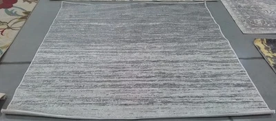 IVORY / SILVER 7'-0" x 7'-0" Back Stain Rug Reduced Price 1172791194 ADR113B-7SQ - Image 1 of 4