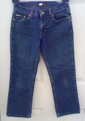 Jeans TOMMY HILFIGER Unisex Niños Lavado Oscuro Caído Cadera Bootcut Talla 5 Foto 1 de 4