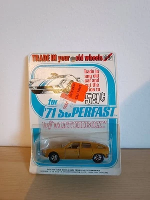 Matchbox Superfast Nr. 56-A B.M.C. Pininfarina 'Trade in your old Wheels'BLISTER - Bild 1 von 4
