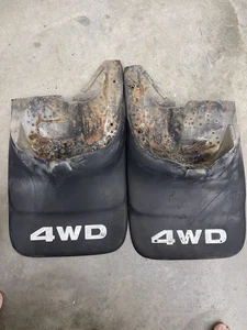1990-1995 Toyota 4Runner Rear Driver Passenger 4WD 4X4 Mudflap Mud Guards OEM - Picture 1 of 2
