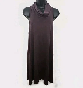 Nation LTD Cowl Neck Dress Size Small Purple Grunge - Picture 1 of 7