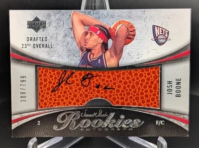 2006-07 Upper Deck Sweet Shot Josh Boone Rookie Auto RC #/799 Nets - Image 1 of 4