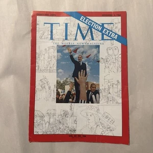 VINTAGE TIME MAGAZINE ELECTION EXTRA NOVEMBER 4, 1964 VOL. 84 NO. 19A - Picture 1 of 9