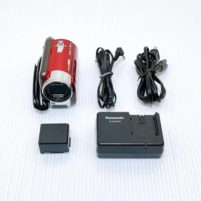 Panasonic SDR-H80 Red 60GB HDD Digital Camcorder w/Battery, Charger - Image 1 of 4