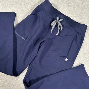FIGS Yola Yoga Waistband Scrub Pants Damen XS Petite Navy Blau Technical Neu ohne Etikett - Bild 1 von 11