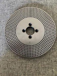 INDEXPLATTE B, 2-SEITIG, 5-1/4" O.D., INDEXIERER, TEILKOPF, DREHTISCH - Bild 1 von 4