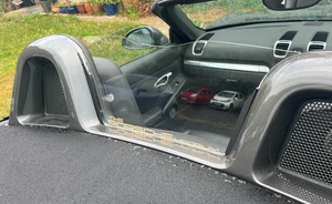 Porsche Boxster 981 / 718 High Line Premium transparent wind deflector - Picture 1 of 4