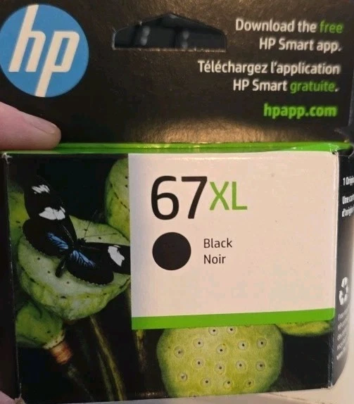 NEW Genuine 67XL Black Inkjet Cartridge  Sealed 10/25 - Image 1 of 1