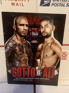 Miguel Cotto Vs. Sadam Ali Dec. 2, 2017 Official Boxing Program MSG - Picture 1 of 15