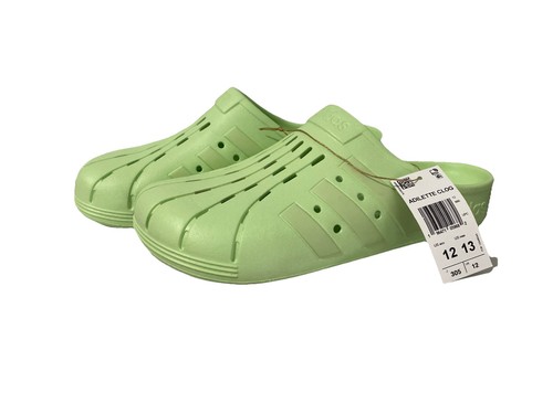 Zoccoli Adidas Adilette verde menta uomo leggeri casual comodi slide 12