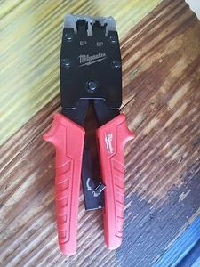 48-22-3075 Milwaukee Ratcheting Modular Crimper RJ11 & RJ45 Modular HA2044021 - Picture 1 of 8