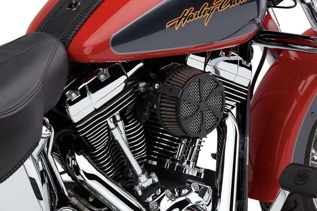 Sistema de admisión de aire Cobra barrido negro #606-0102-01B Harley Davidson Foto 1 de 1
