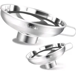 Anaeat Edelstahl Einmachtrichter mit Griff für breite und normale Gläser  - Bild 1 von 7