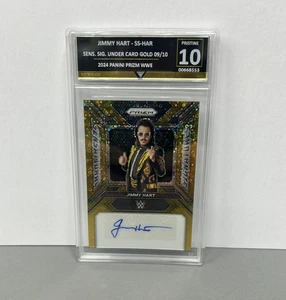 2024 Jimmy Hart Prizm WWE Gold Sensational Signatures #SS-HAR # 9/10 Grade 10 - Bild 1 von 2