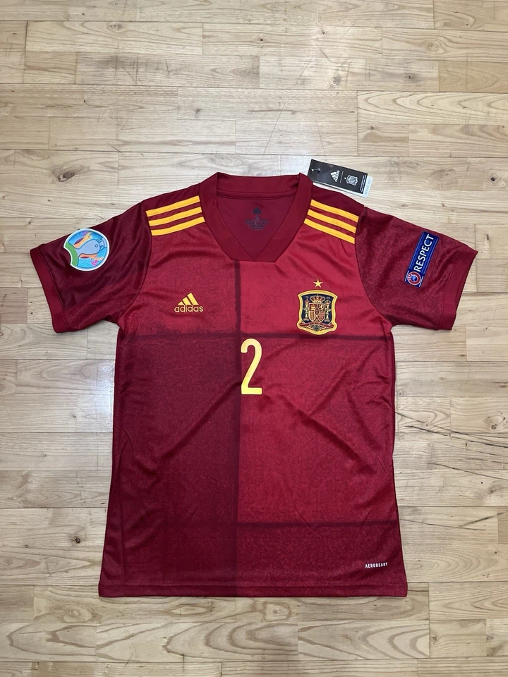 Camiseta Selección Española Eurocopa 2020. Dorsal 2 Carvajal. Talla S. Nueva. - Imagen 1 de 4