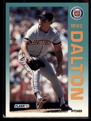1992 Fleer Mike Dalton #131 Detroit Tigers - Image 1 of 2