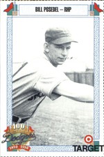 1990 Dodgers Target Baseball  Brooklyn Dodgers Baseball  #632 Bill Posedel