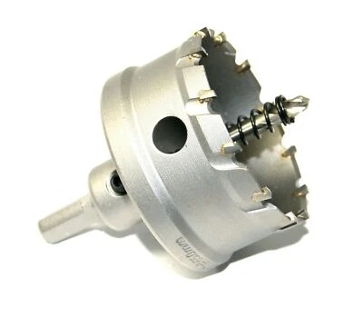 Lochsäge Hartmetall HM Bohrkrone Kreisschneider für Edelstahl 14-150 mm Bohrer - Bild 1 von 2