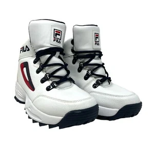 Fila Size 6 Youth Unknown Territory High Top Sneaker Boot White - Picture 1 of 13