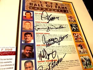 1998 HOF INDUCTEES Signed Anthony Munoz,Paul Krause,etc.Magazine/Photo -JSA Auth - Picture 1 of 5