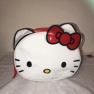 Sanrio Hello Kitty Character Face Insulated Lunch Bag 2024 9x 8x3.5 - Image 1 of 4
