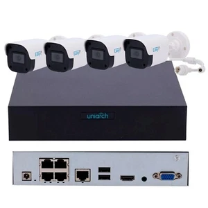 Kit IP POE NVR 4 canali e 4 telecamere Bullet Audio visione notturna 30 metri - Bild 1 von 9