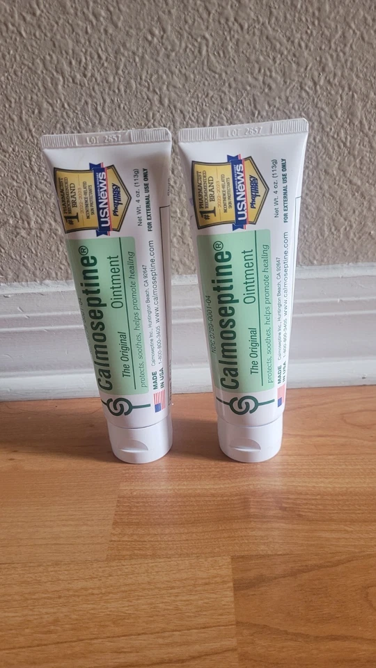  Крем-мазь Calmoseptine Zinc Oxide Barrier 4 унции Лампа - новый! Упаковка из 2 - Изображение 1 из 1