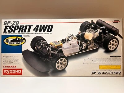 Vintage 1/8 KYOSHO GP-20 ESPRIT 4WD Nitro Power Chassis Kit Landmax Inferno NIB - Image 1 of 4