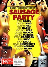 Sausage Party DVD, (NEW) REGION 4
