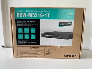 QNAP QSW-M5216-1T fibre switch 16 x 25GbE SFP28 ports - Afbeelding 1 van 6