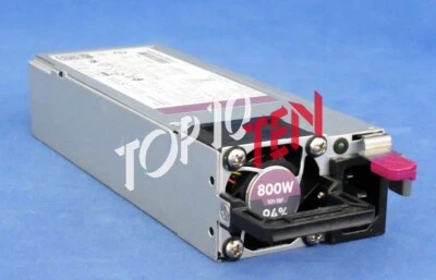 HP 865412-101 ProLiant DL360 Gen10 80 Platinum Plus PSU Power Supply Netzteil 80 - Bild 1 von 3