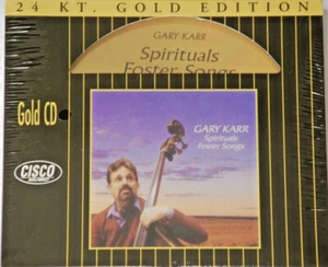 CISCO 24kt GOLD CD GCD-8009: Gary Karr – Sprituals Foster Songs, 1996 JPN SEALED - Picture 1 of 2
