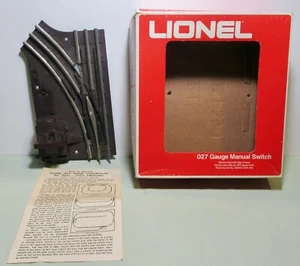Lionel 6-5021 (linke Hand) Spur 027 Handweiche mit Anleitung & Box - Bild 1 von 10