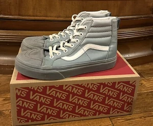 Vans SK8 Hi Top Zip Up Kinder Gr. 3 Skateschuhe Green Sunset Fade Grey Gummisohle GUC - Bild 1 von 10