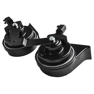 Air Electric Snail Horn for Tesla Model 3 2pcs Set ABS Material Black Color - Bild 1 von 1