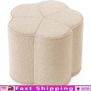 Floral Pouf Ottoman Comfy Floor Cushion Decorative Footrest Kids Room Home Decor - Picture 1 of 8