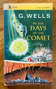 In The Days Of The Comet by H.G. Wells - VG vintage 1966 Airmont sci-fi pb - Picture 1 of 5