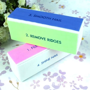Nail File Polishing Block 4 Way Nail File Polishing Sanding Beauty Tools - Picture 1 of 7