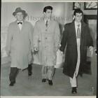 1951 Press Photo Sheriff Leon Barbeau, George Parks, Leonard Lussier In Court